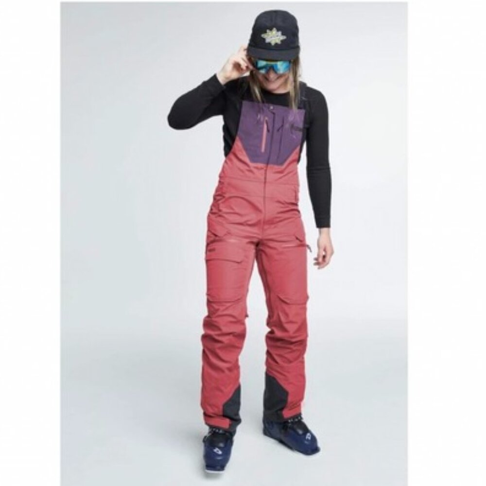 Trew Chariot Bib in Brick Red, Size L